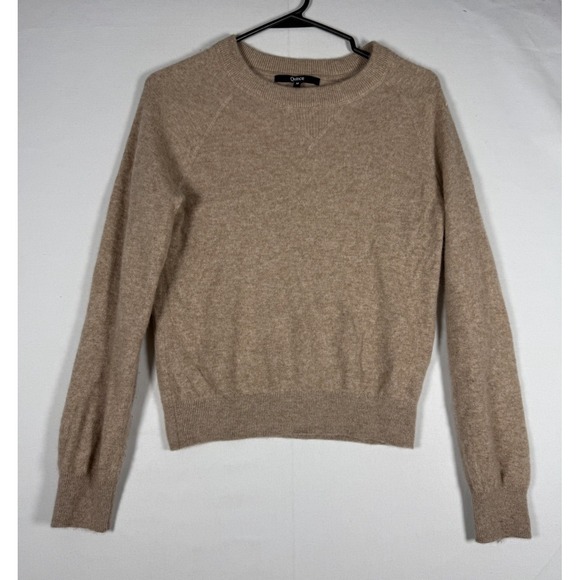 Quince Sweaters - Quince Mongolian Cashmere Crewneck Sweater Women's Medium Pinkish Beige
